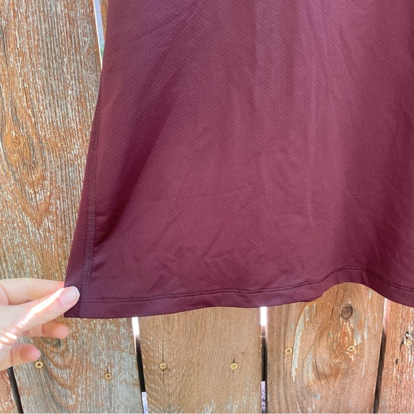 NIKE Dri-Fit Women's Maroon Burgundy Racerback Mesh Tank Top Size Small - Picture 3 of 8